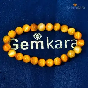  Cats Eye Round Beads Bracelet